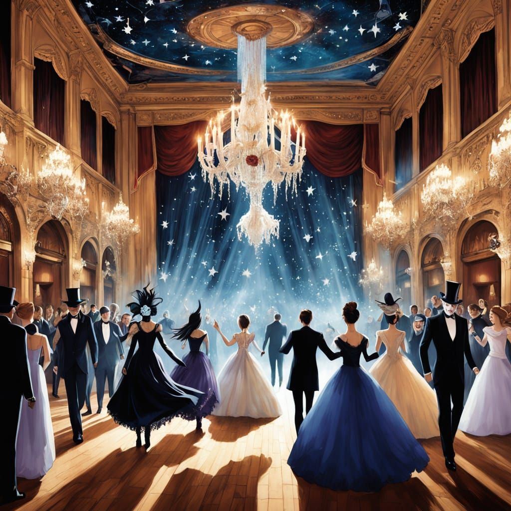 Ghostly New Year's Eve Ballroom Celebration