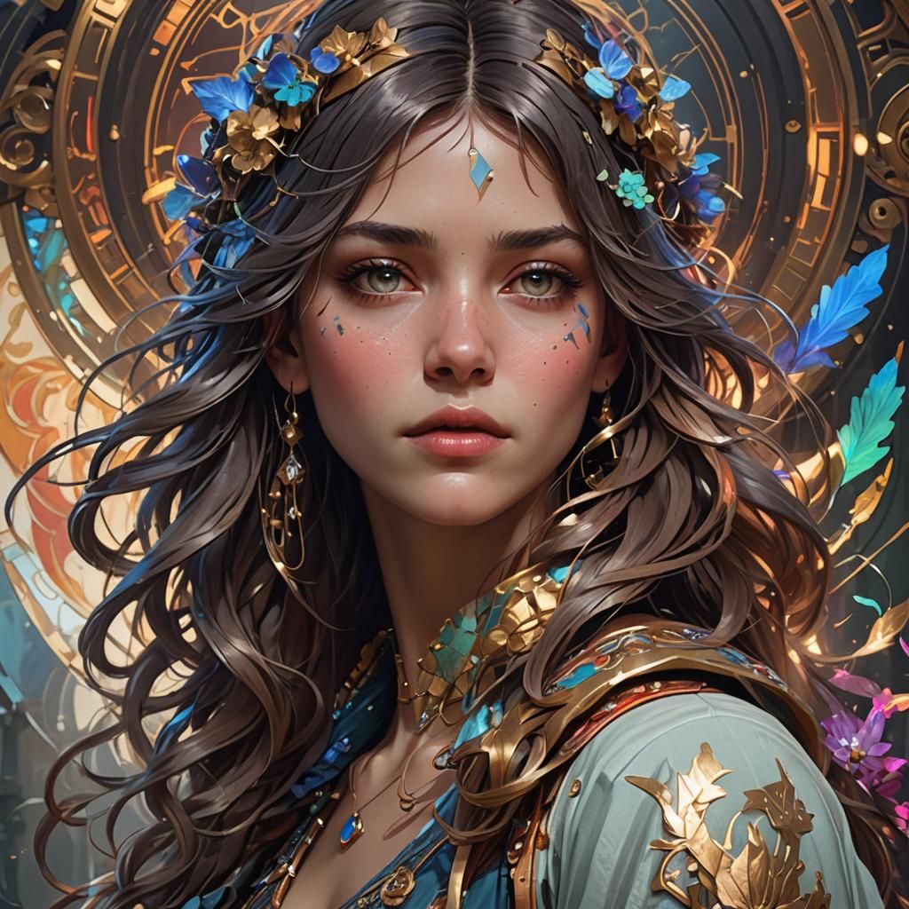 Hyperdetailed Computer Portrait in Artstation Style