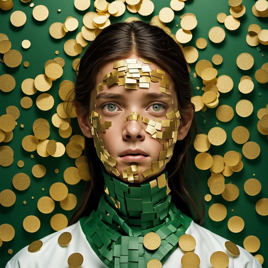 Portrait of Smiling Woman in Magazine Style