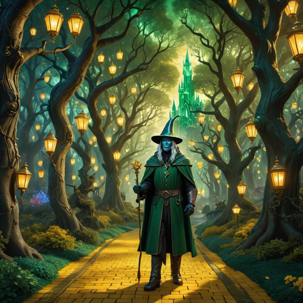 Drow as Wizard of Oz in Fantasy Concept Art