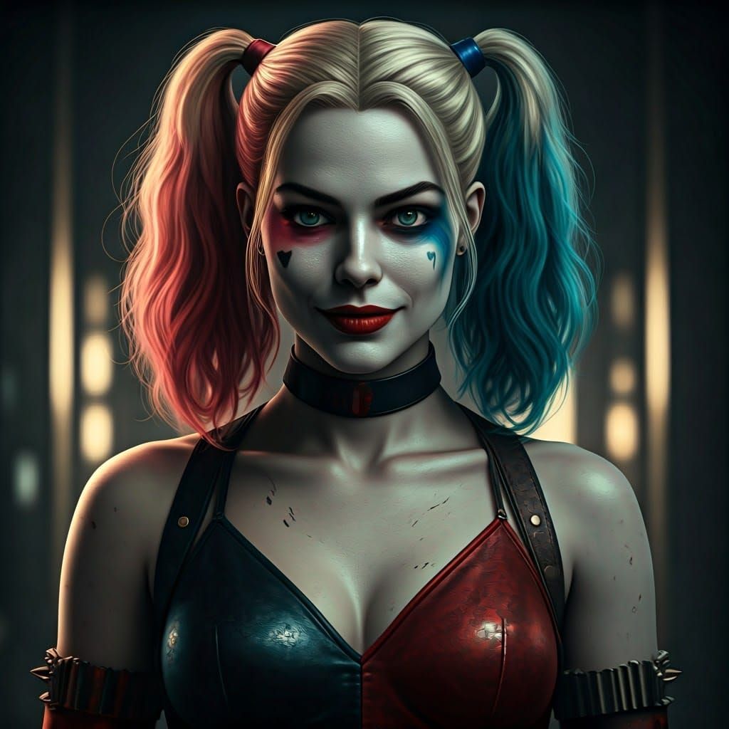 Harley Quinn Cinematic Film Still