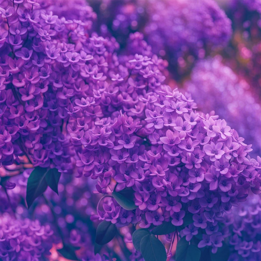 Abstract Color Spectrum: Blue to Lilac Transition