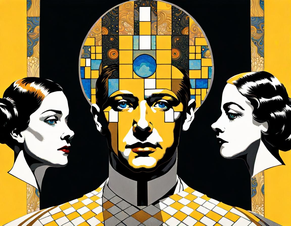 Wizard of Oz: Sparkling Road in Art Deco Style