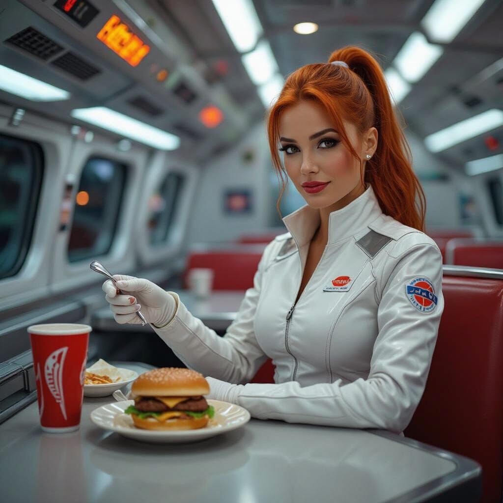 Fifth Element: Flying Fast Food Waitress
