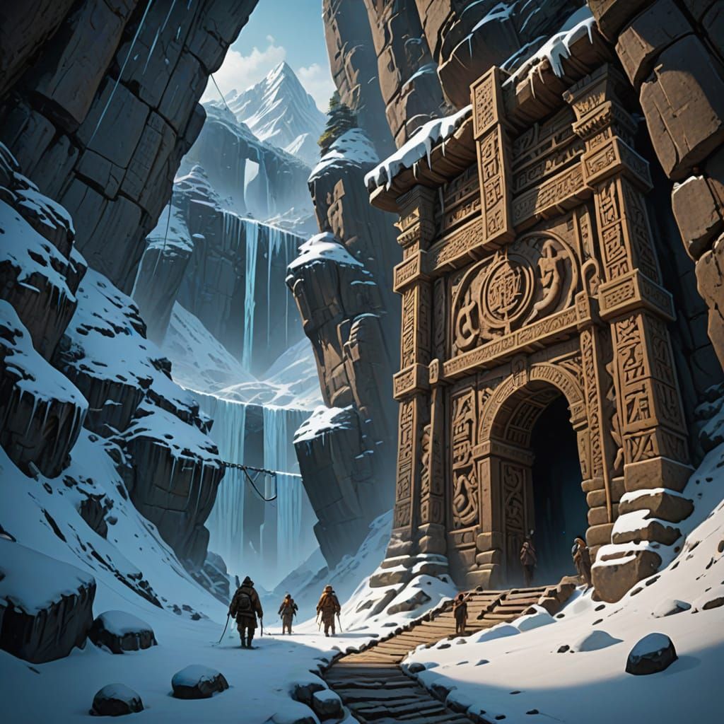Explorers Discover Ancient Temple in Frozen Mountains