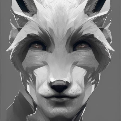 Hyperdetailed Fox-Boy Portrait in Dynamic Lighting