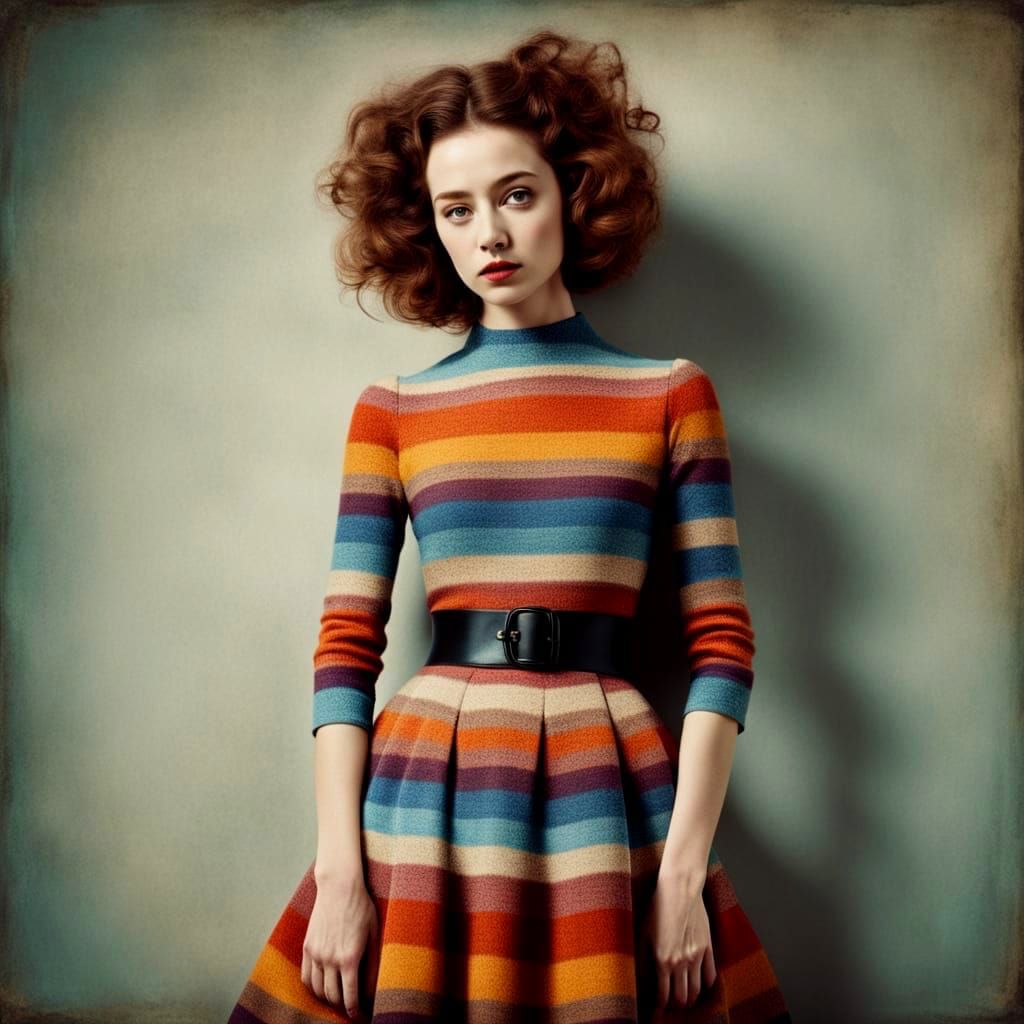 Wearing stripes ~ Coco