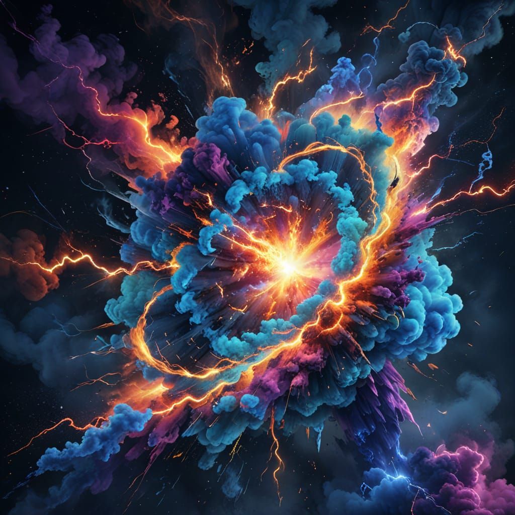 Vibrant Explosion Unleashed