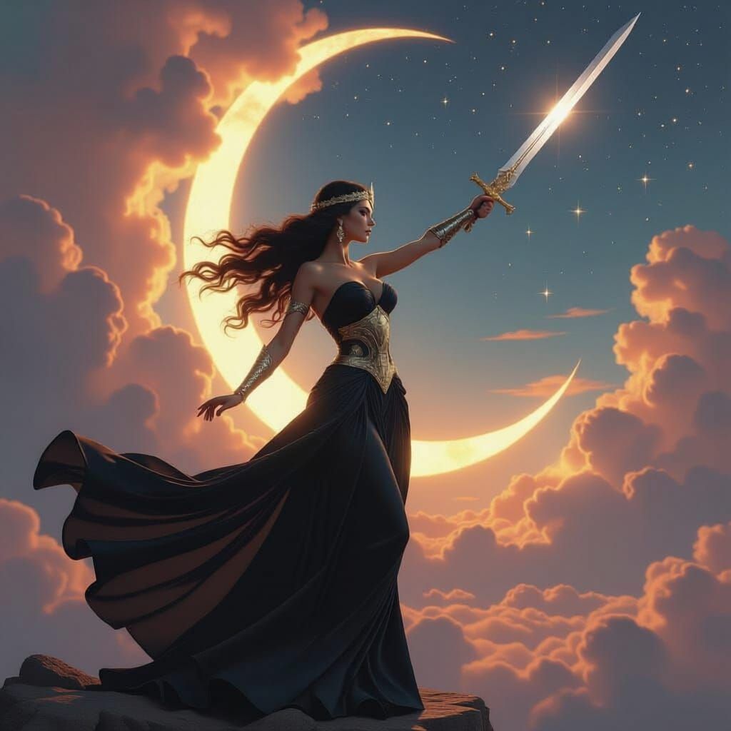 Warrior Goddess of Day and Night