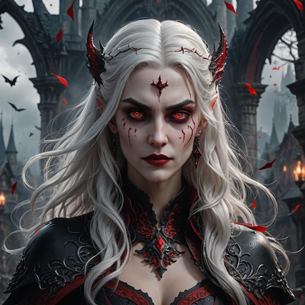Dracula's Daughter: Detailed Matte Painting