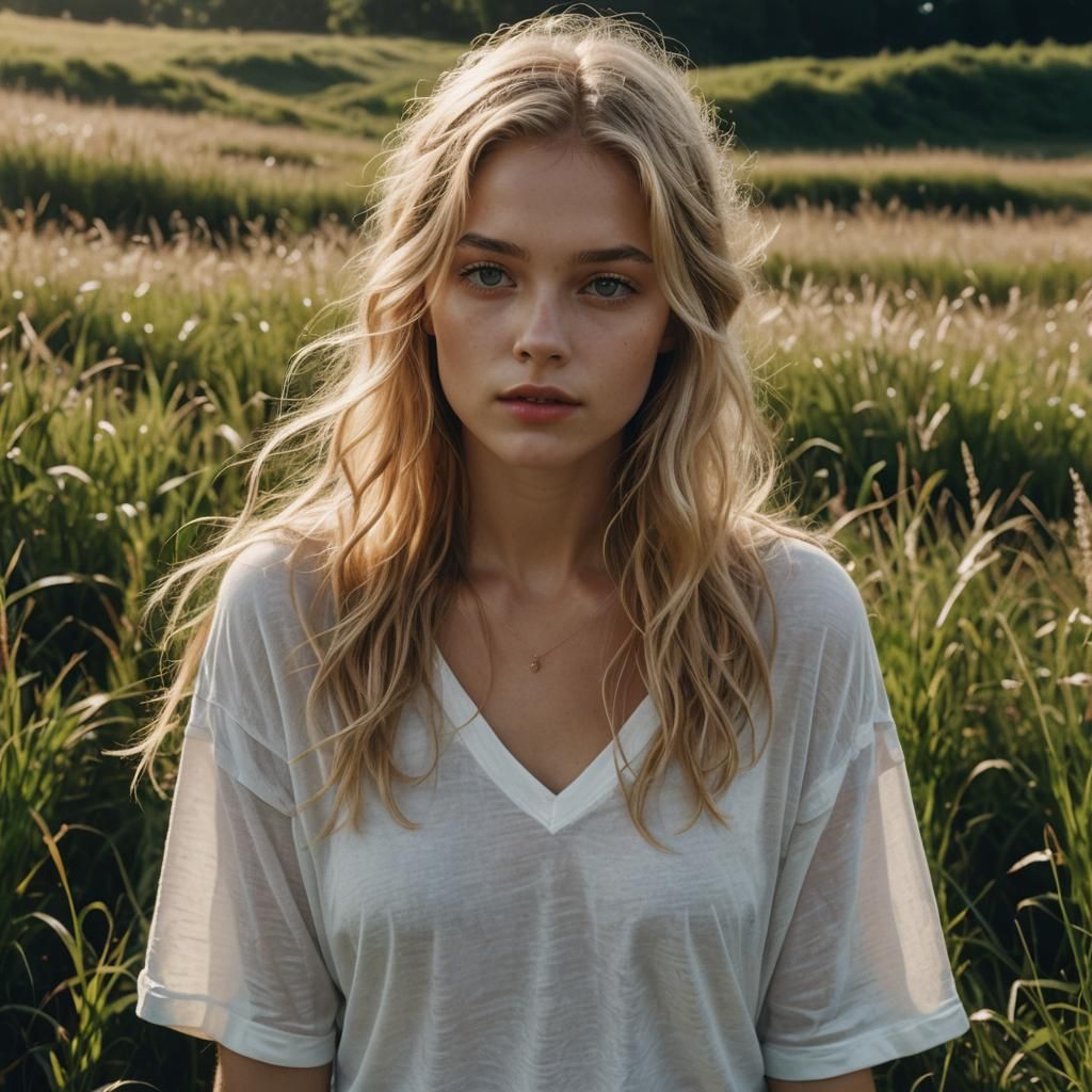 tee-shirt  d'été bl...