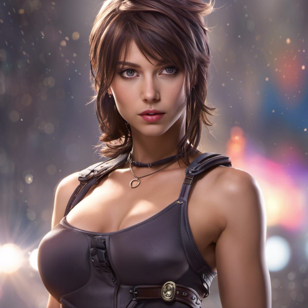 Muscular Tomboy: Dark Fantasy Concept Art