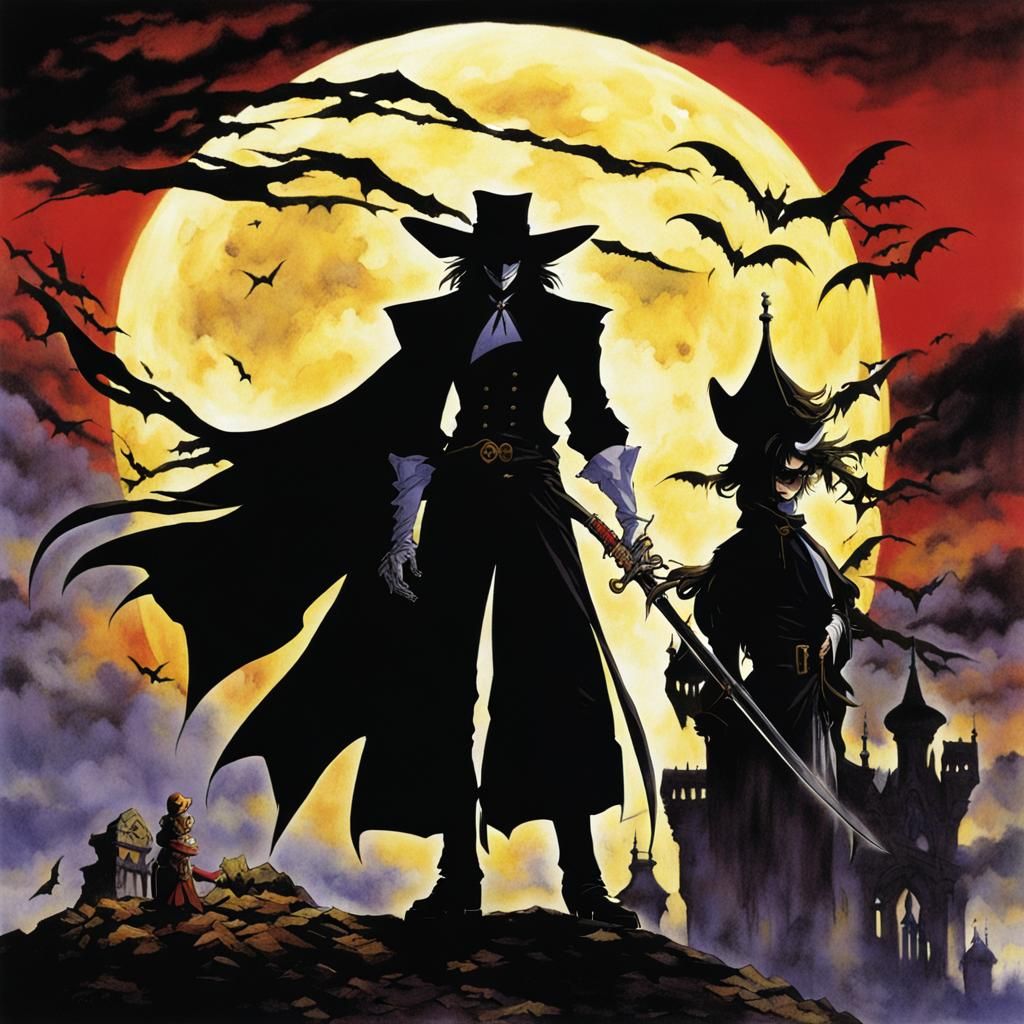 Vampire Hunter D in Gothic Horror Style