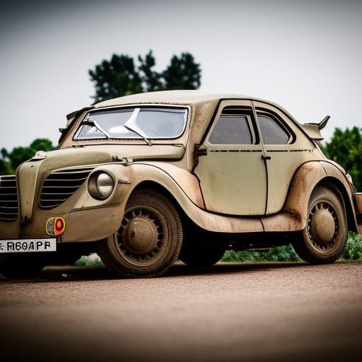 World War II German Car: Professional Photography