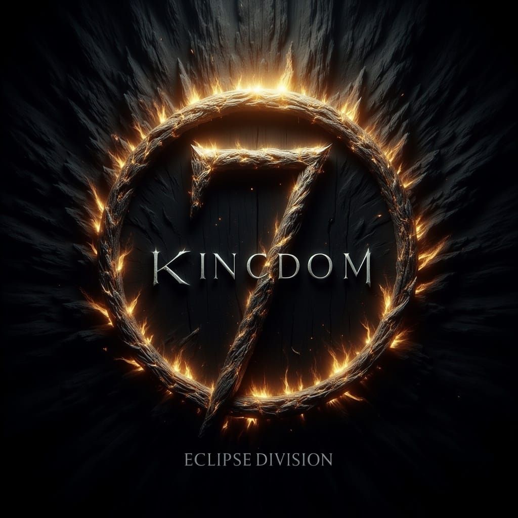 Regal Golden "7" Logo for Kingdom Eclipse Division
