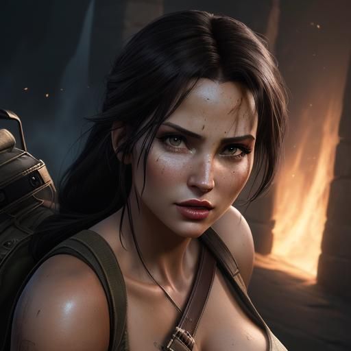 Lara Croft Artwork.