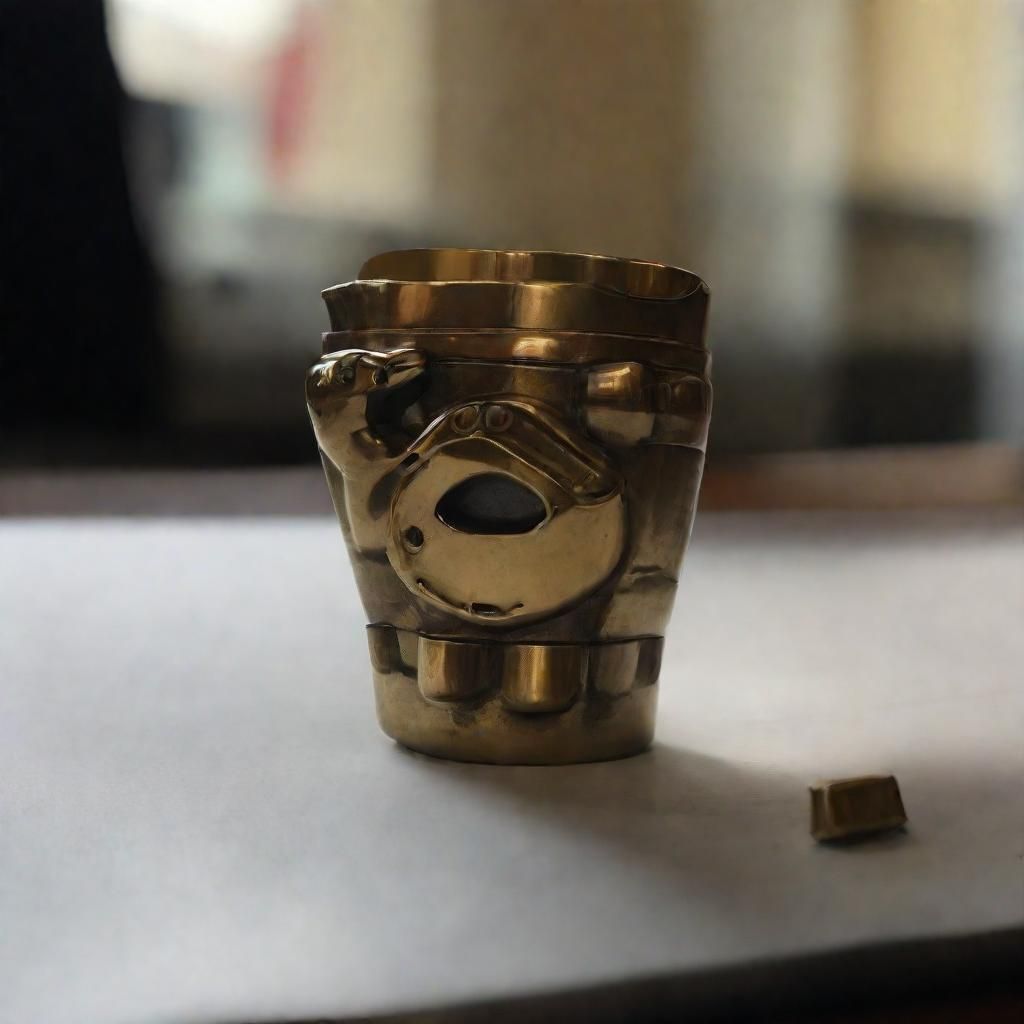 Brass Knuckle Coffee Cup: A Novelty Design