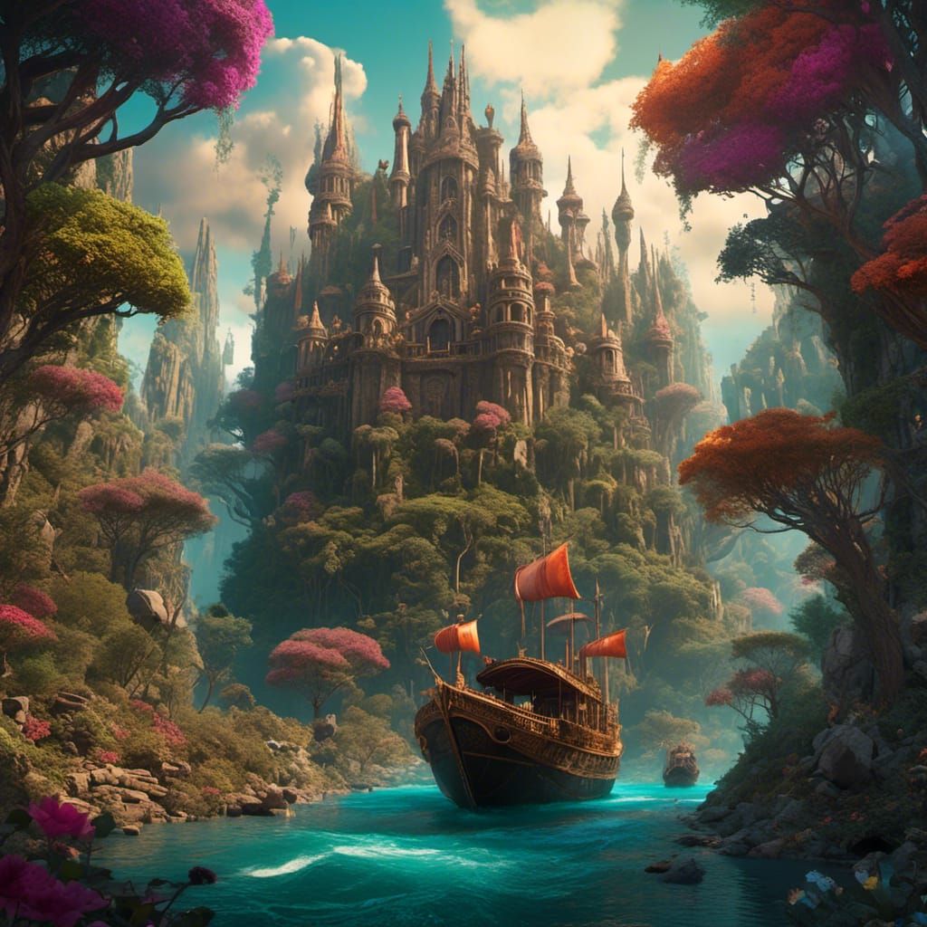 Rivers of Babylon: Detailed Matte Painting