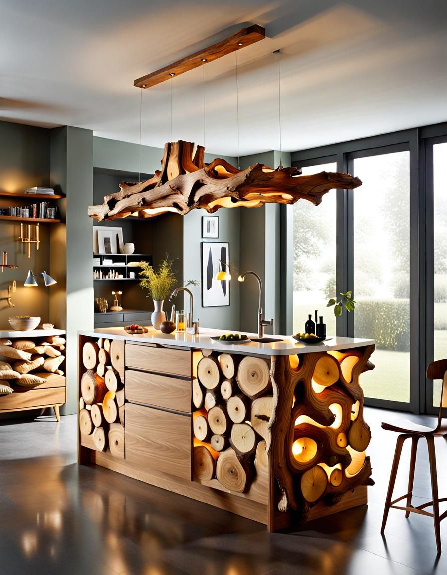 Surrealist Carpenter Crafting Furniture in Dalí Style