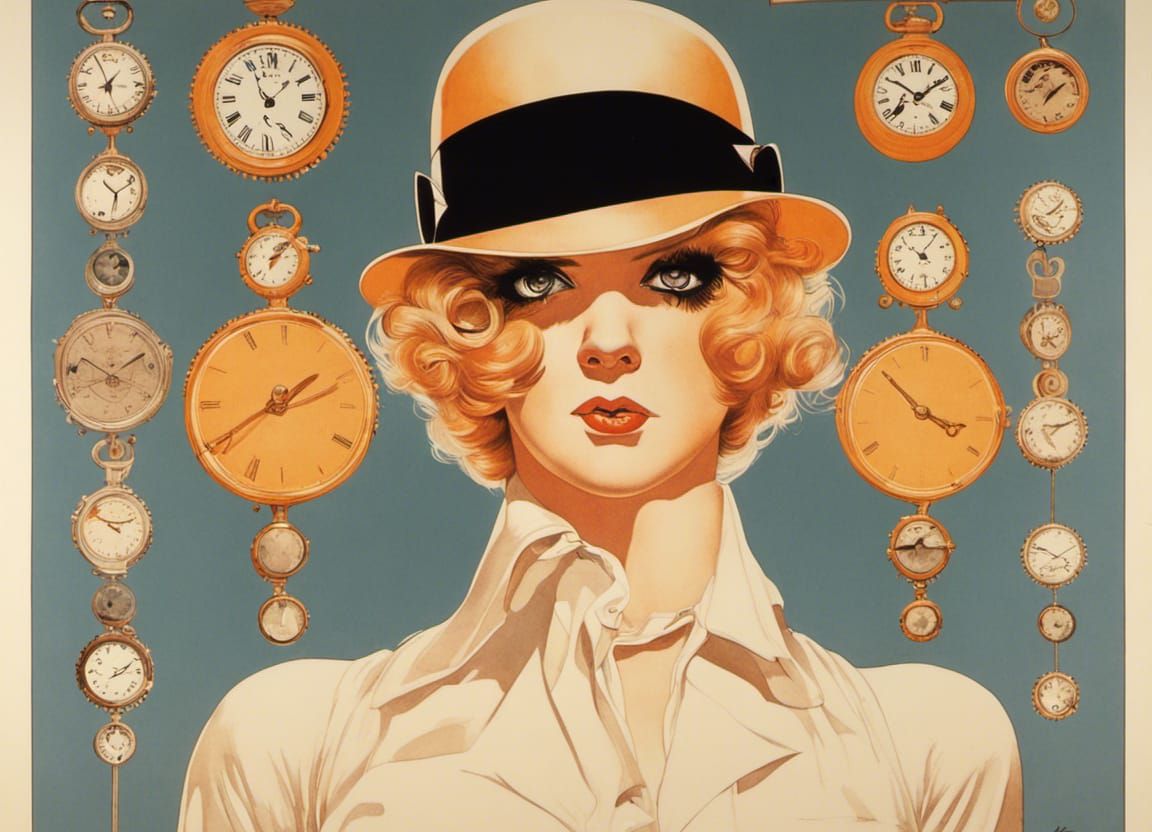 Clockwork Orange in Vargas Pin-Up Style