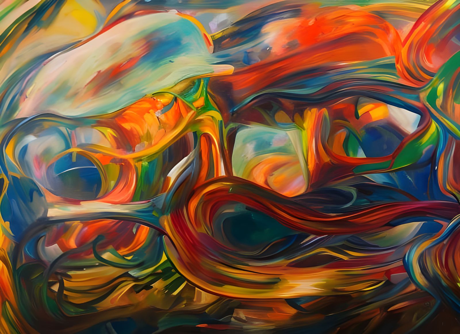 Expressionistic Brain Deconstruction in Industrial Style