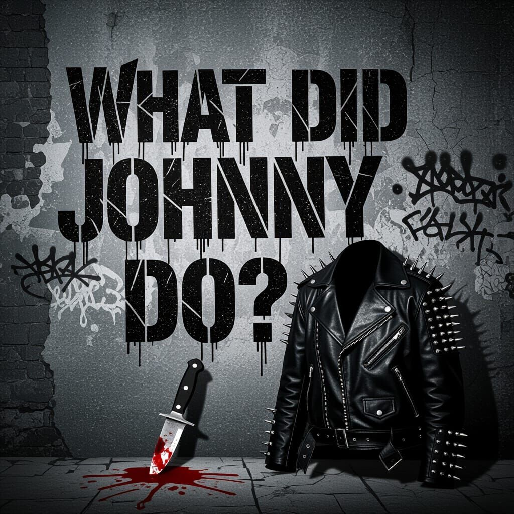 Gritty Graffiti Art: What Did Johnny Do? Punk Aesthetic