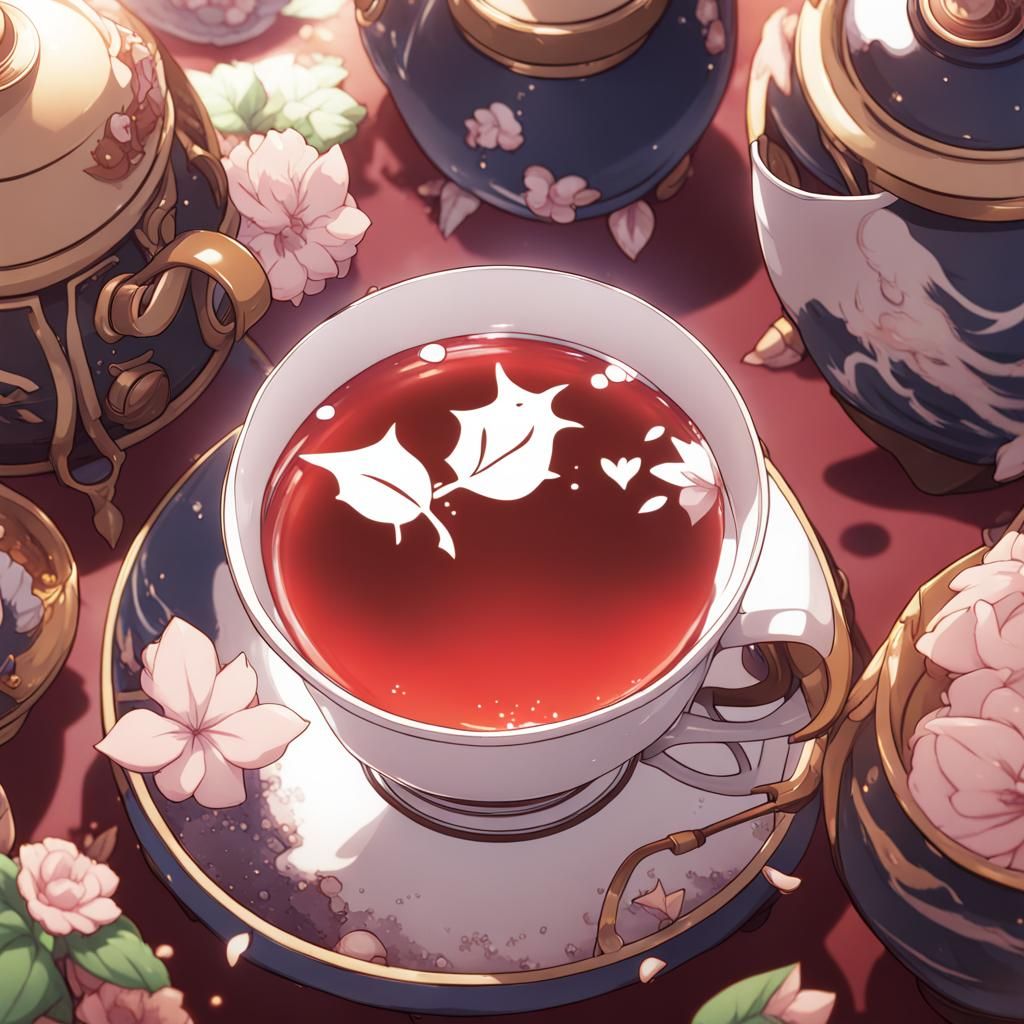 Genshin Impact Tea Cup: A Digital Creation