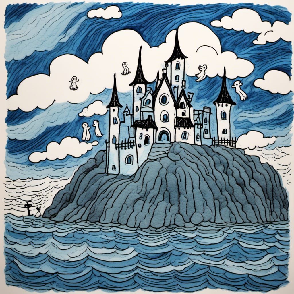 Blue Castle and Ghosts: Naive Outsider Art