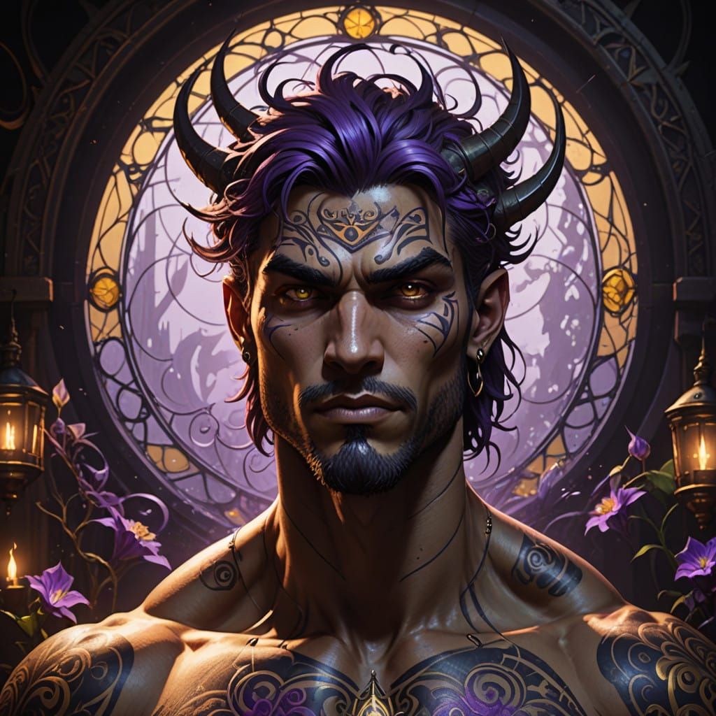 Surreal Dark Fantasy Portrait