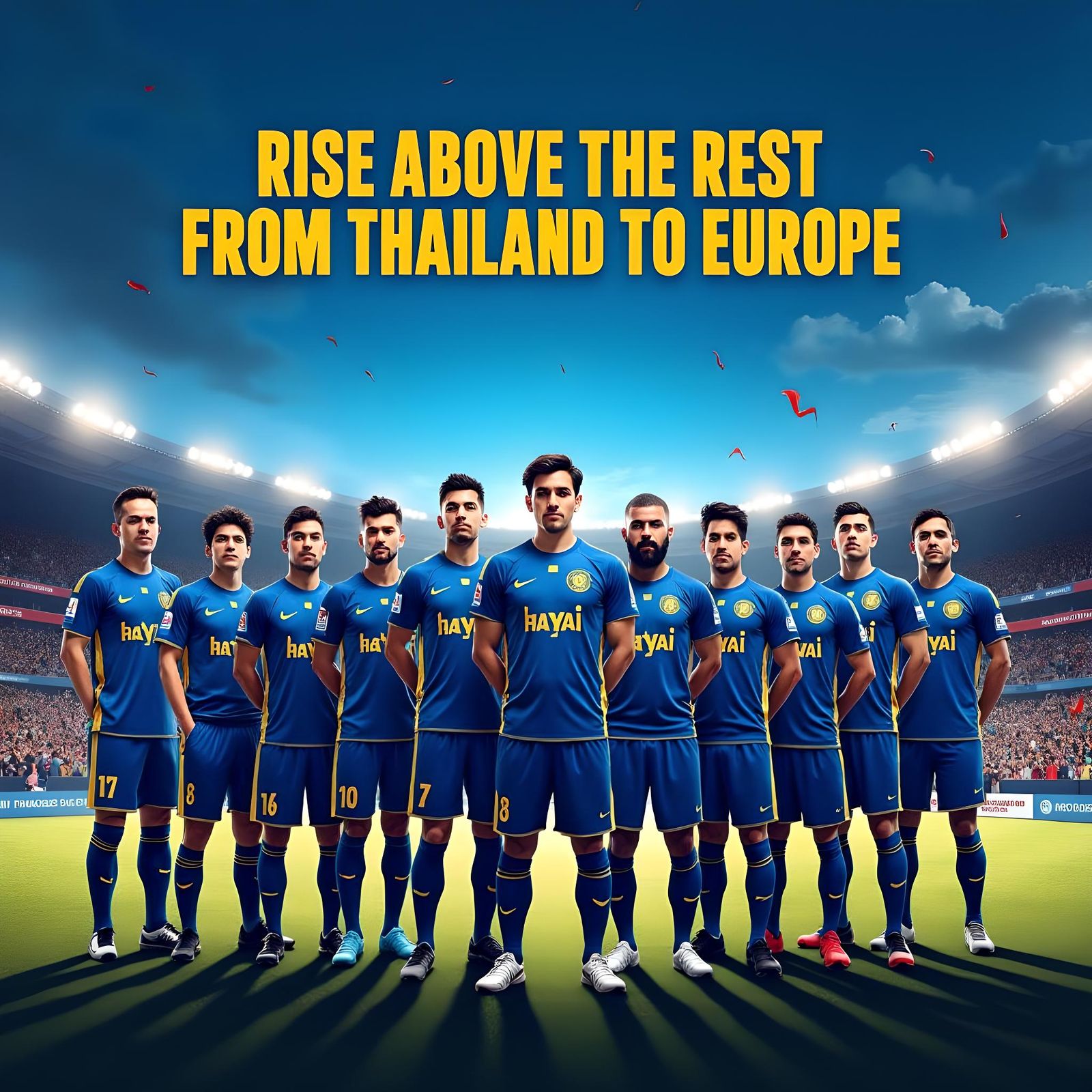 Hatyai Ascendants FC Banner: Thailand to Europe