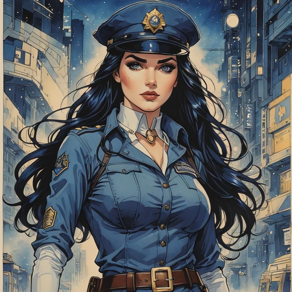 Caitlyn Kiramman as Sensual Comic Book Character