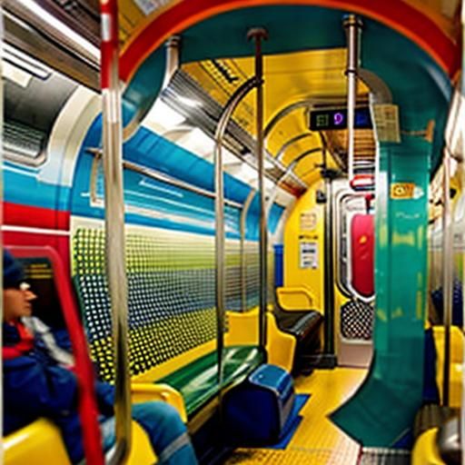 Empty New York Subway Station
