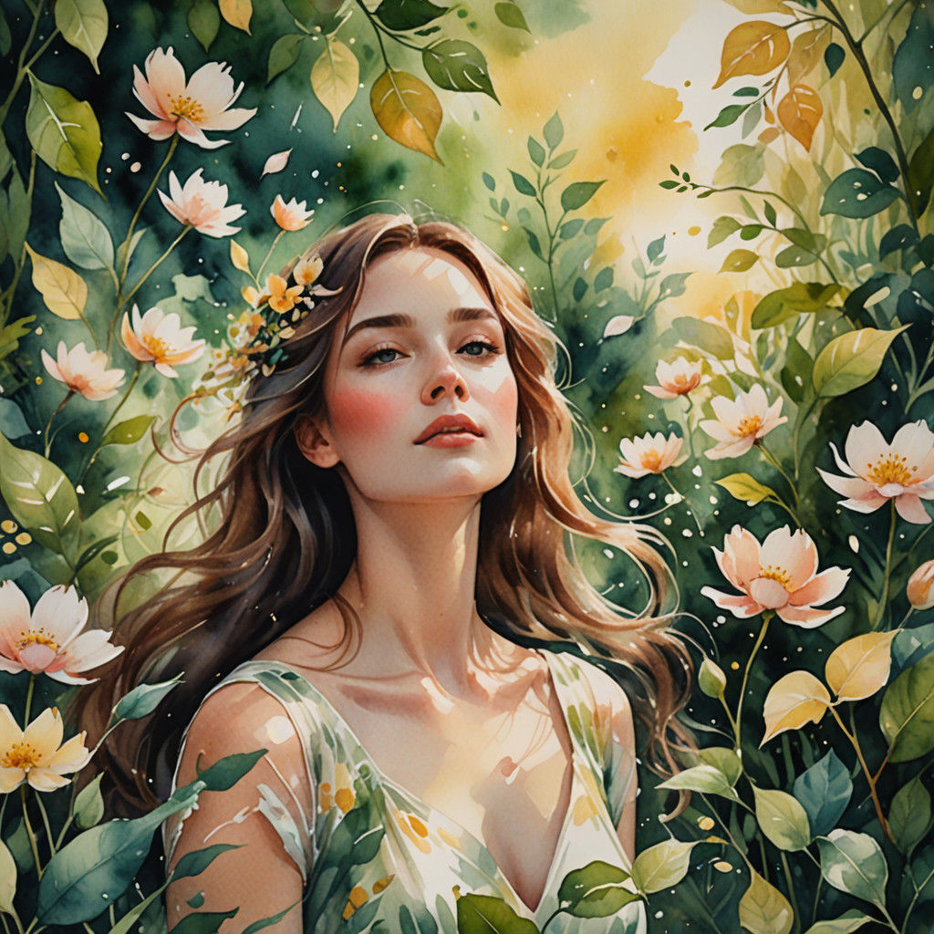 Ethereal Dreamscapes in Soft Watercolor