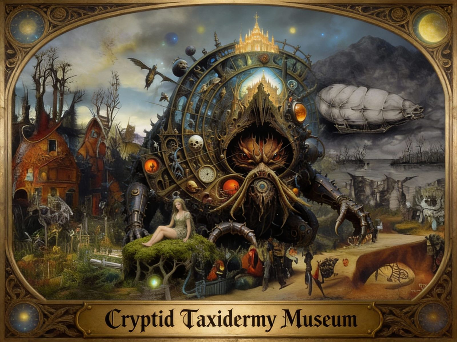 Cryptid Taxidermy Museum in Post Apocalyptic Wonderland