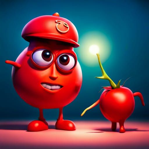 anthropomorphic tomato artists I