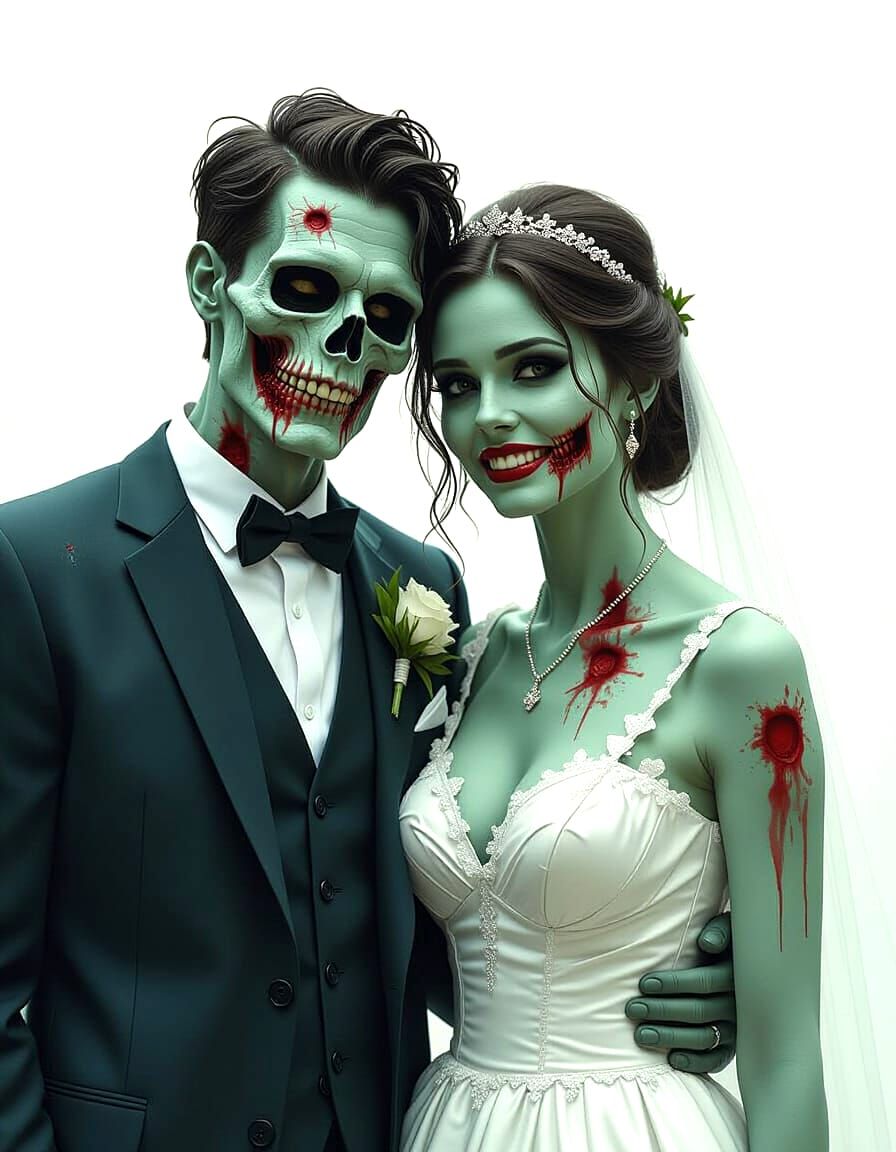 Zombie Prom Night: Undead Couples Celebrate