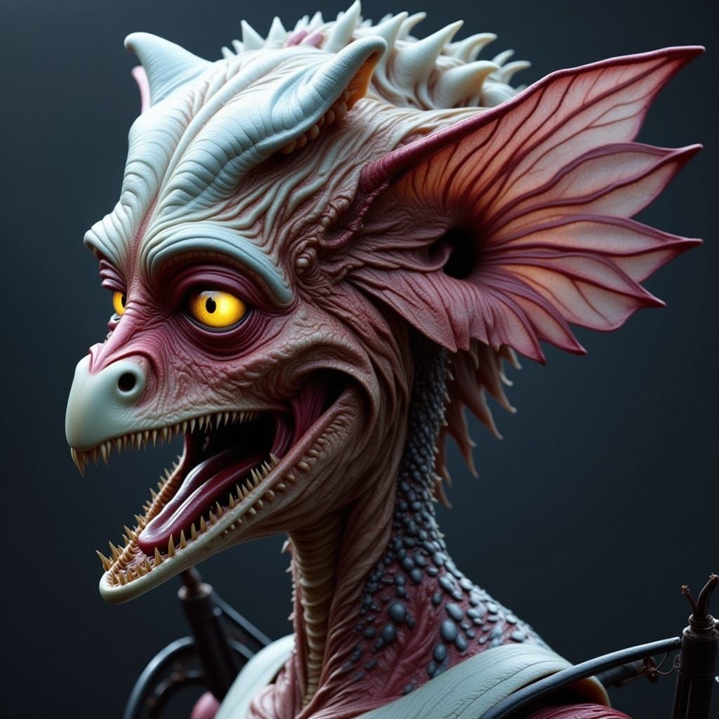 Photorealistic 3D Demon Duck of Doom