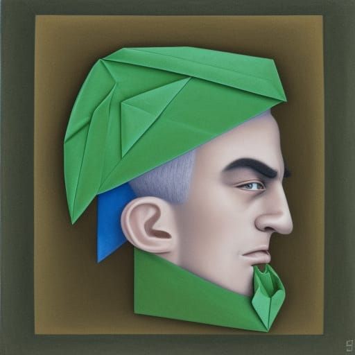 Gloomy Soldier in an Oil Painting, Dire Deed