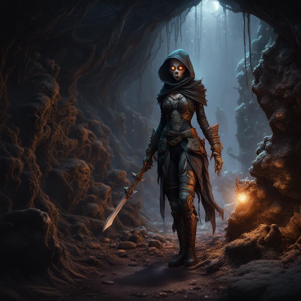 Rogue Finds Ancient Armor in Dark Cave