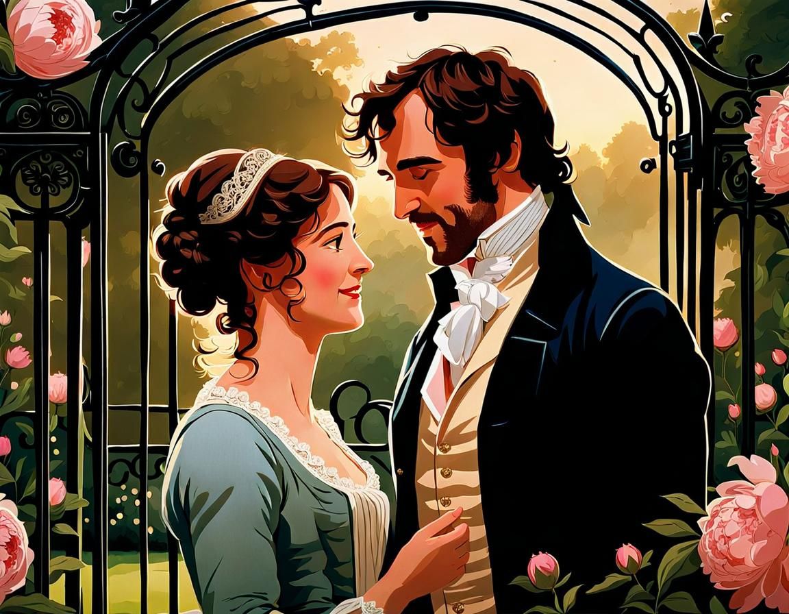 Elizabeth Bennet and Mr Darcy