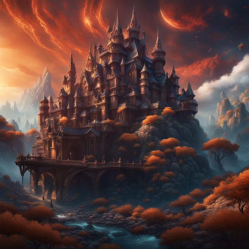Fantastical New Art Style in Matte Painting