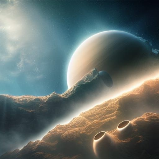 Epic Cinematic Planet Digital Matte Painting