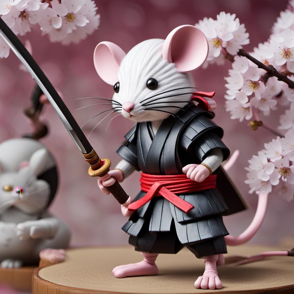 **Edo Era Nazumi Ronin: A Mouse's Silent Odyssey**