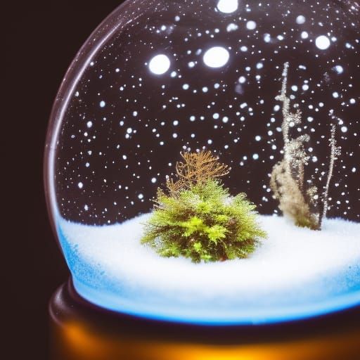 Ecosystem Inside Snowglobe: Professional Photography