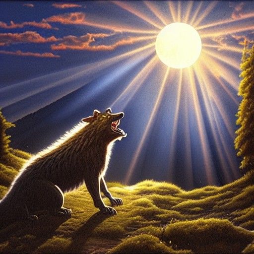 Bark at the moon