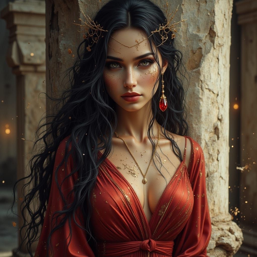 Roman Empire Queen With Blinding Beauty