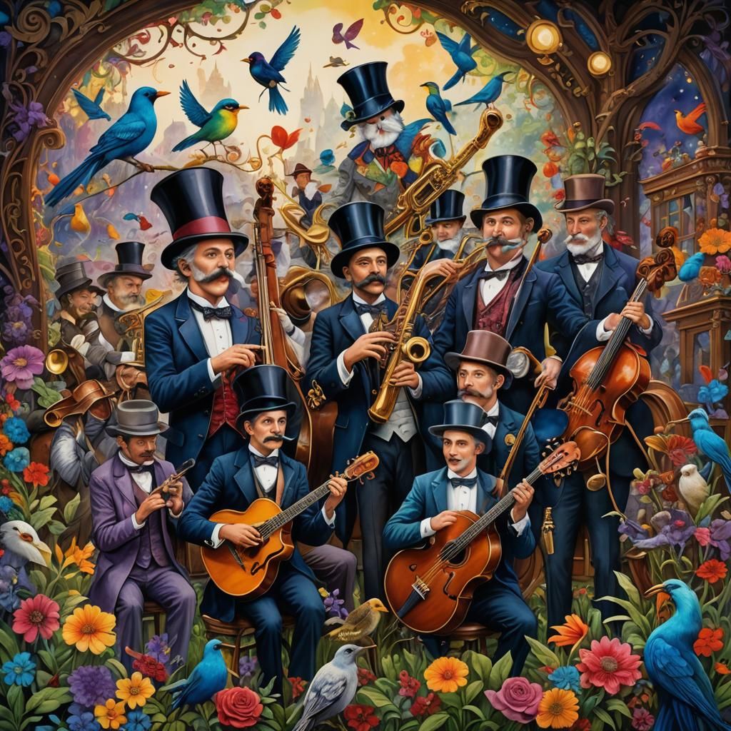 Ragtime Band in Whimsical Fantasy: Magic Realism