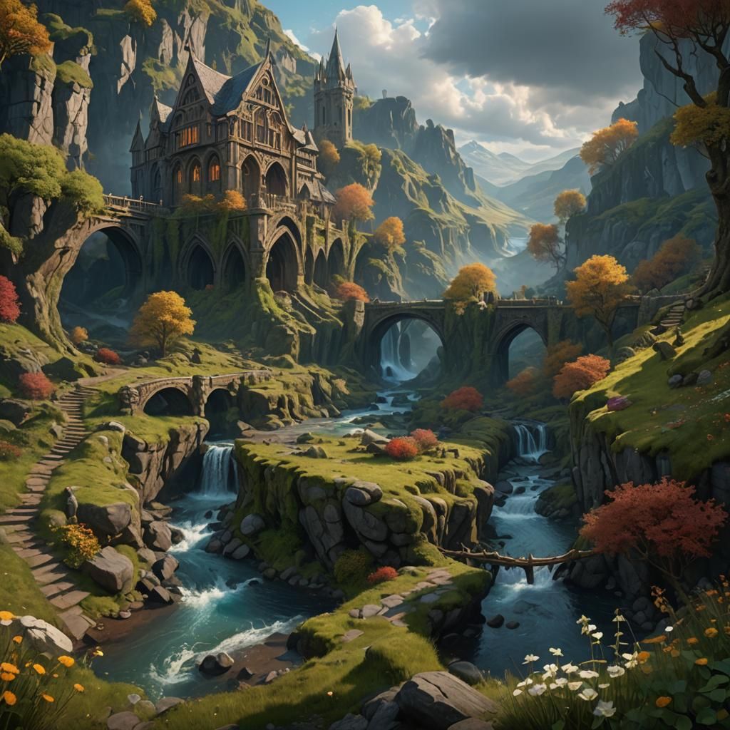 Celtic Dream: Detailed Matte Painting in 8k