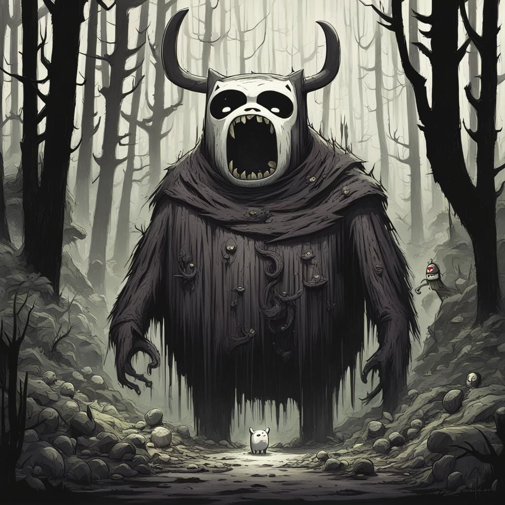 Big from Adventure Time in Sinister Forest