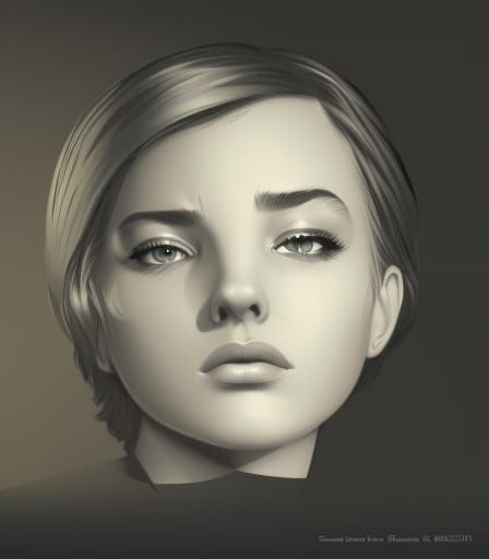 Colorful Pineapple God Portrait, Trending Artstation Style